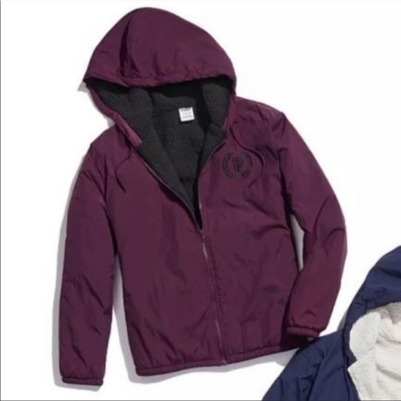 Victoria’s Secret Pink Sherpa Windbreaker - Picture 2 of 3